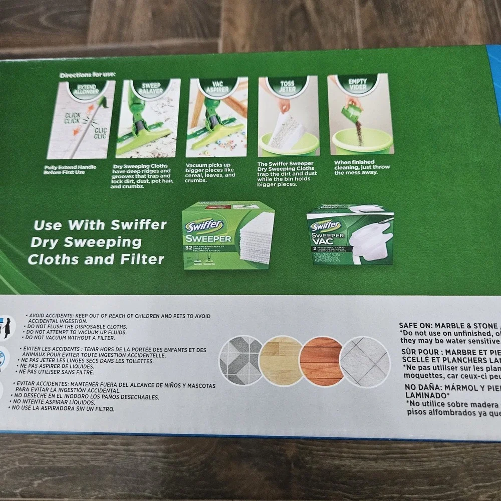 Swiffer Sweeper VAC + Bissell Steamboost Combo Starter Kit BRAND NEW Sealed RARE